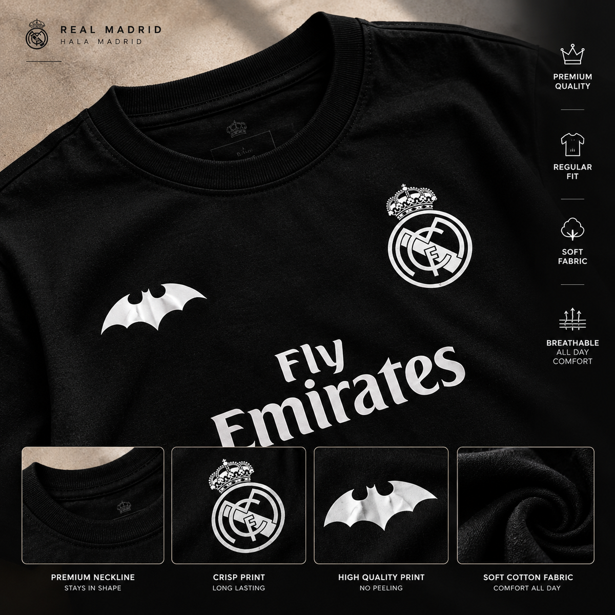 REAL MADRID X BATMAN edition